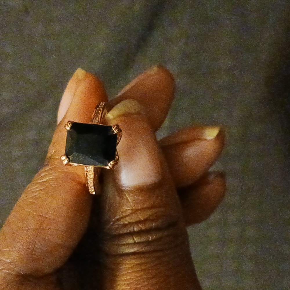 Black and Gold ring